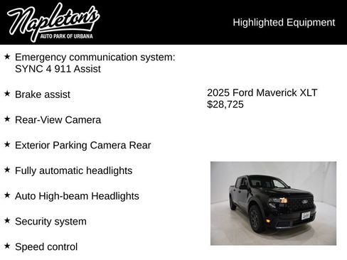 Used 2025 Ford Maverick XLT w/ XLT Luxury Package AWD/4WD image 16