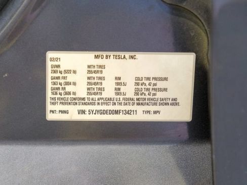Used 2021 Tesla Model Y 2WD image 78