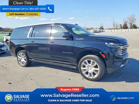 Used 2021 Chevrolet Suburban High Country w/ Premium Package image 5
