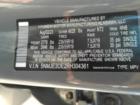 Used 2024 Hyundai Tucson Limited FWD image 58