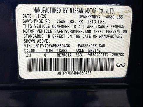 Used 2021 INFINITI Q50 Red Sport 400 w/ Proactive Package RWD image 28