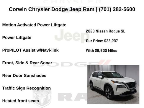 Used 2023 Nissan Rogue SL w/ SL Premium Package image 19