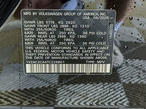 New 2026 Volkswagen Atlas Cross Sport SEL R-Line AWD/4WD image 34