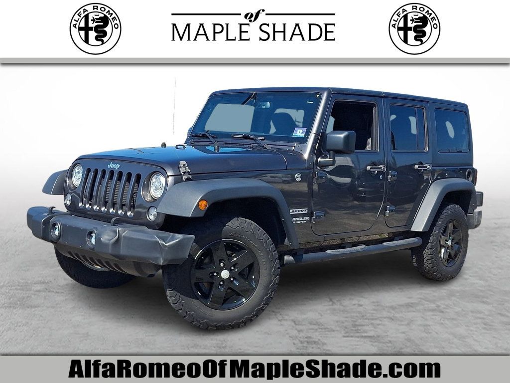 Used 2017 Jeep Wrangler Unlimited Sport w/ Quick Order Package 24S AWD/4WD image 1