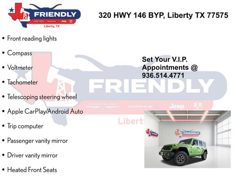 New 2025 Jeep Wrangler Unlimited Rubicon w/ Convenience Group AWD/4WD image 25
