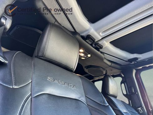 Certified 2021 Jeep Wrangler Unlimited Sahara w/ Cold Weather Group AWD/4WD image 18