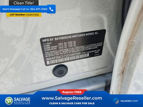 Used 2013 BMW 550i Sedan RWD image 16