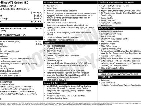 Used 2018 Cadillac ATS 2.0T Sedan image 6