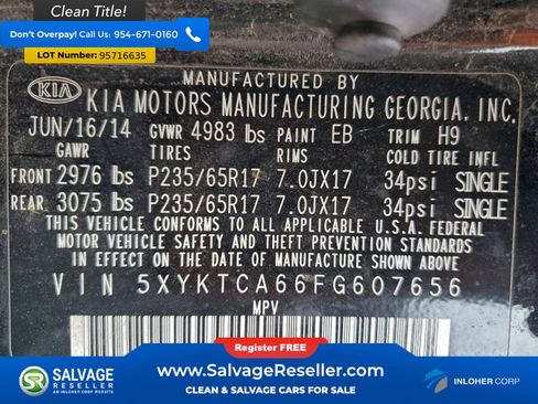 Used 2015 Kia Sorento LX image 17