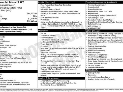 Certified 2024 Chevrolet Tahoe LT image 4
