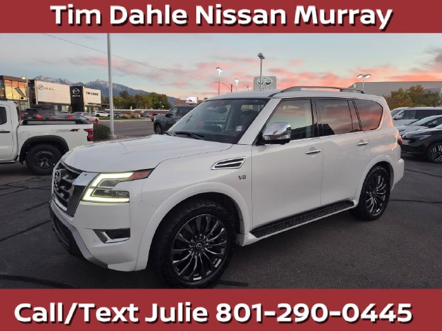 Used 2021 Nissan Armada Platinum w/ Captain's Chairs Package AWD/4WD image 6