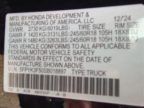 Used 2025 Honda Ridgeline RTL image 25