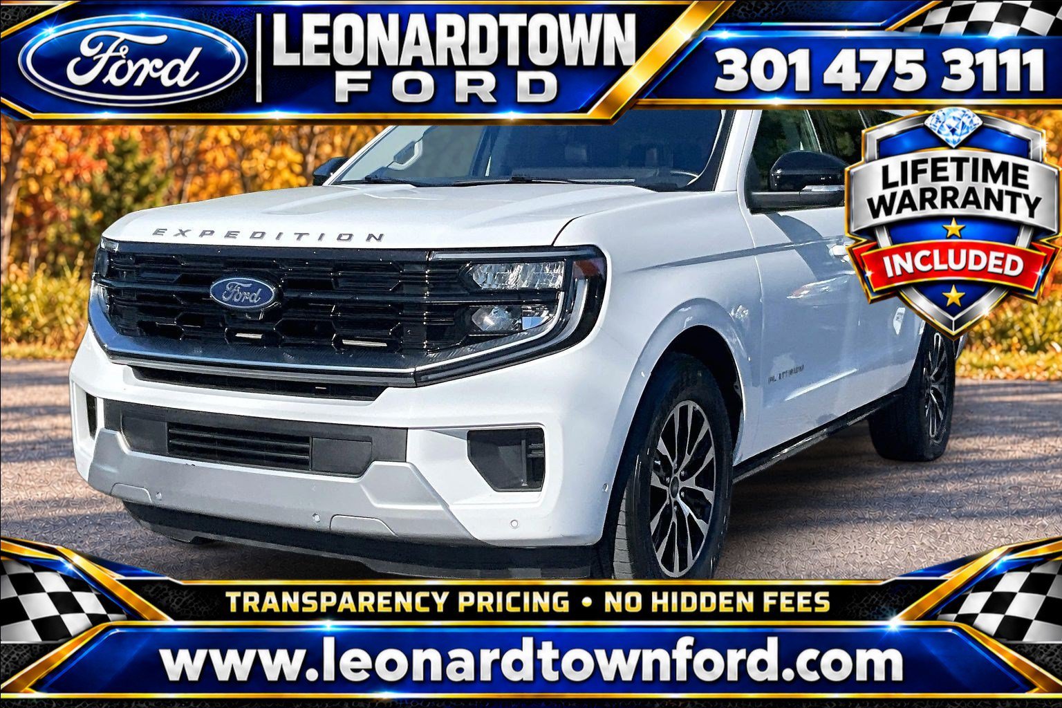 Certified 2025 Ford Expedition Max Platinum AWD/4WD image 1