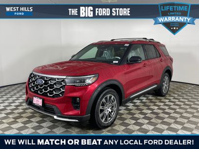 New 2026 Ford Explorer Platinum