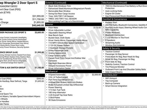 Used 2024 Jeep Wrangler Sport S AWD/4WD image 26