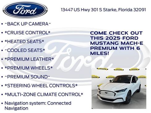 New 2025 Ford Mustang Mach-E Premium w/ Interior Protection Package image 10