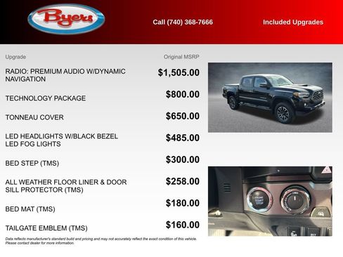 Used 2023 Toyota Tacoma TRD Sport w/ Technology Package AWD/4WD image 5
