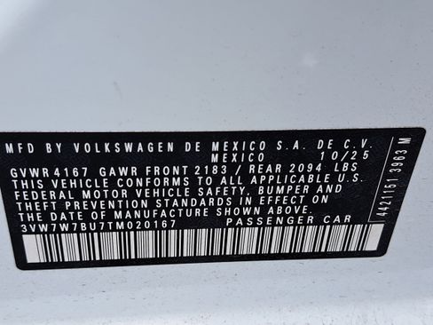 New 2026 Volkswagen Jetta SE image 33