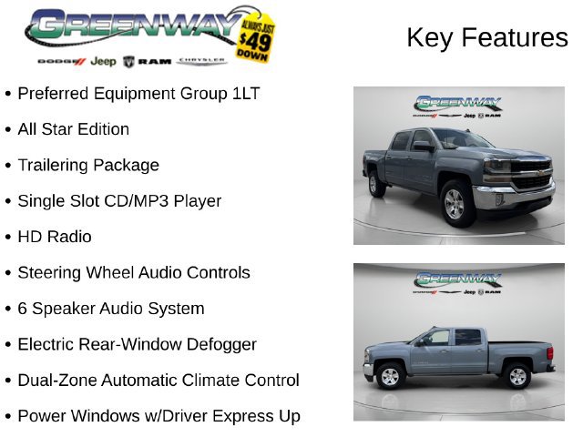 Used 2016 Chevrolet Silverado 1500 LT w/ All Star Edition RWD image 2
