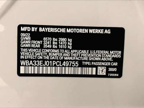 Certified 2023 BMW 760i xDrive AWD/4WD image 32