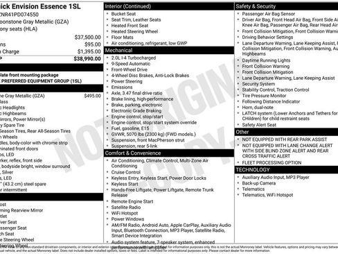 Used 2023 Buick Envision Essence image 8