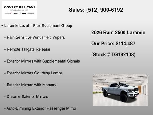 New 2026 RAM 2500 Laramie w/ Night Edition AWD/4WD image 13