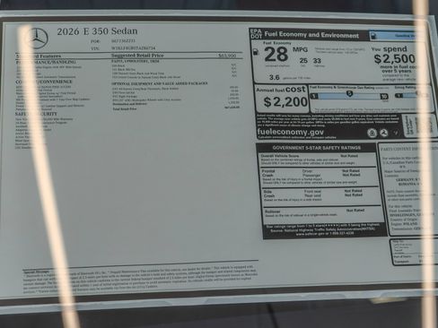 Used 2026 Mercedes-Benz E 350 Sedan image 35