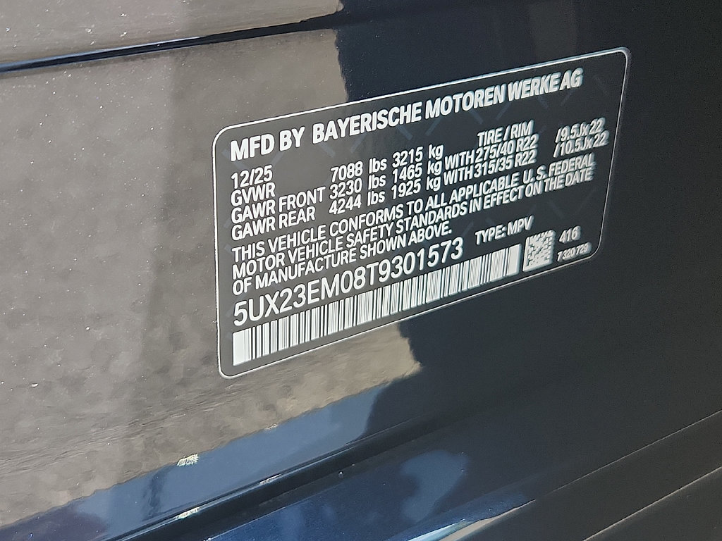 Certified 2026 BMW X7 xDrive40i w/ M Sport Package AWD/4WD image 28