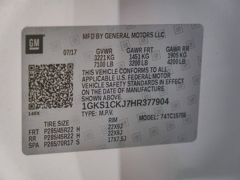 Used 2017 GMC Yukon Denali w/ Open Road Package image 70