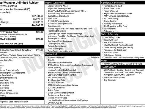 Used 2017 Jeep Wrangler Unlimited Rubicon w/ Connectivity Group image 78