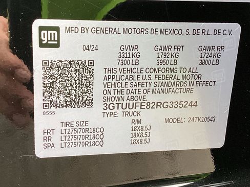 Used 2024 GMC Sierra 1500 AT4X AWD/4WD image 11