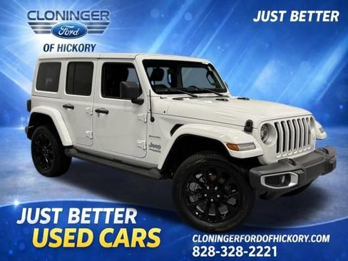 Used 2021 Jeep Wrangler Unlimited Sahara w/ Cold Weather Group AWD/4WD image 1