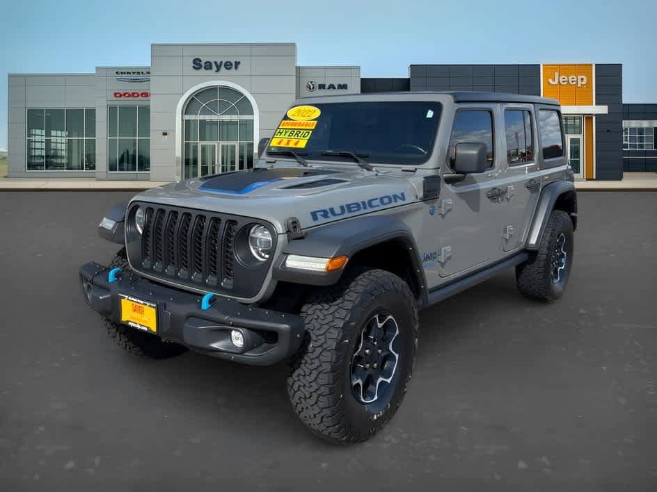 Used 2022 Jeep Wrangler Unlimited Rubicon 4xe w/ Steel Bumper Group AWD/4WD image 7