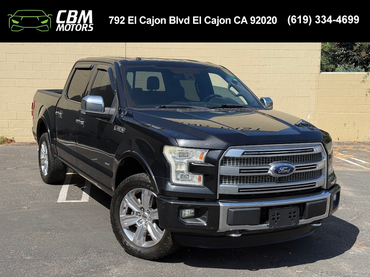 Used 2015 Ford F150 Platinum w/ Equipment Group 701A Luxury AWD/4WD image 1