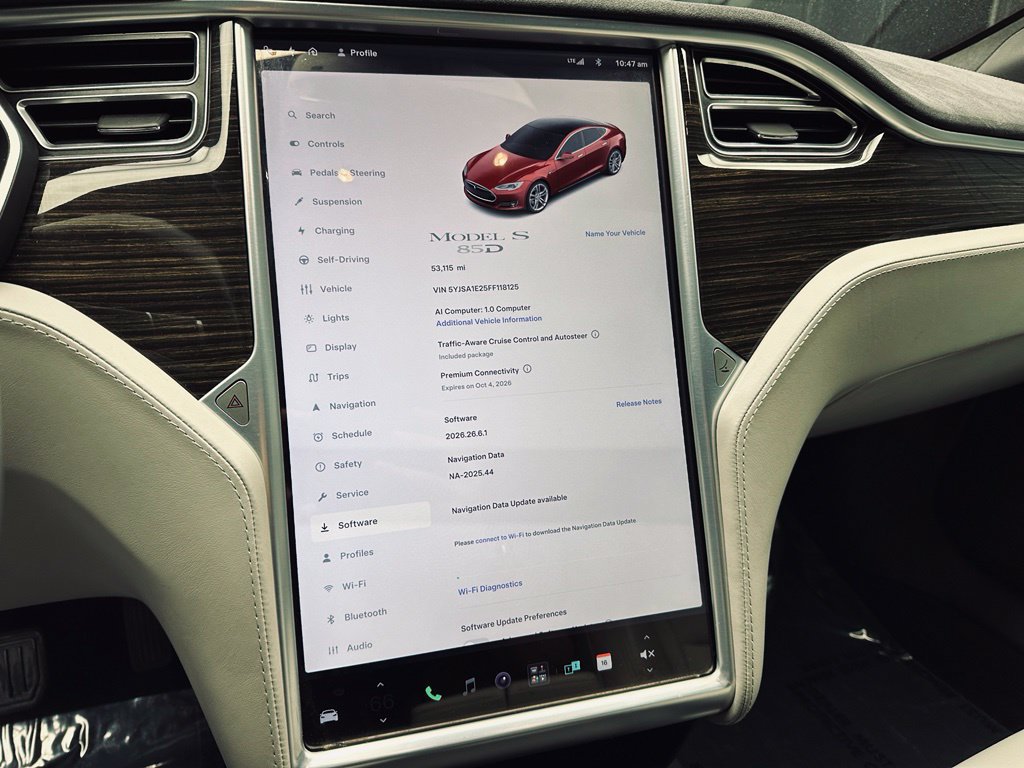 Used 2015 Tesla Model S 70D AWD/4WD image 2