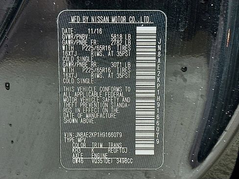 Used 2017 Nissan Quest SV FWD image 31