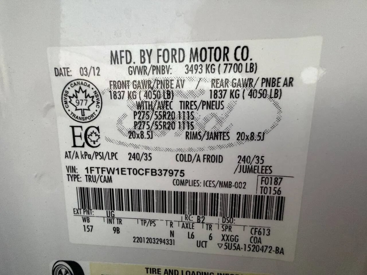 Used 2012 Ford F150 Platinum w/ Max Trailer Tow Pkg AWD/4WD image 31