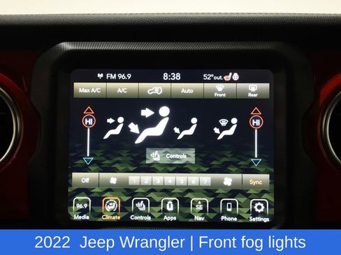 Used 2022 Jeep Wrangler Unlimited Sahara w/ Cold Weather Group AWD/4WD image 17