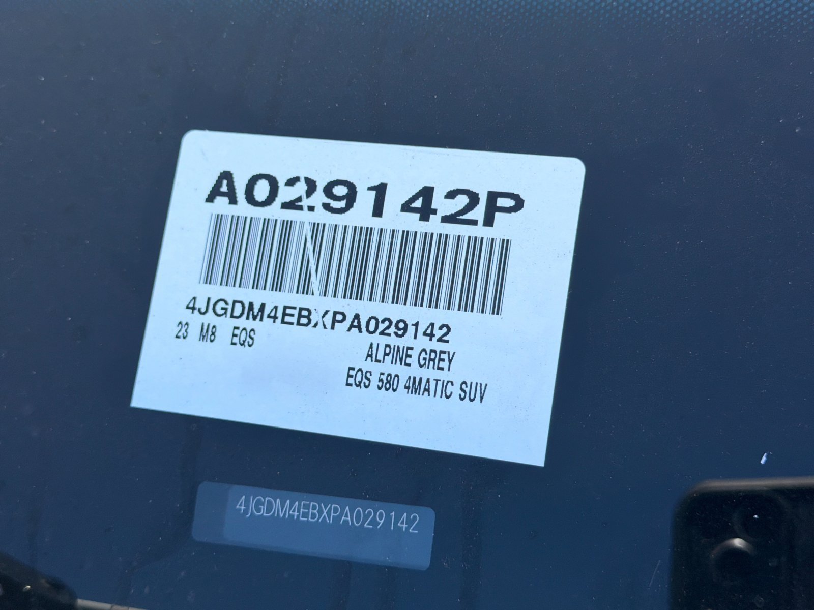 Used 2023 Mercedes-Benz EQS 580 4MATIC SUV image 19