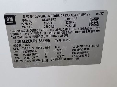 Used 2017 Chevrolet Equinox LT w/ Convenience Package image 30