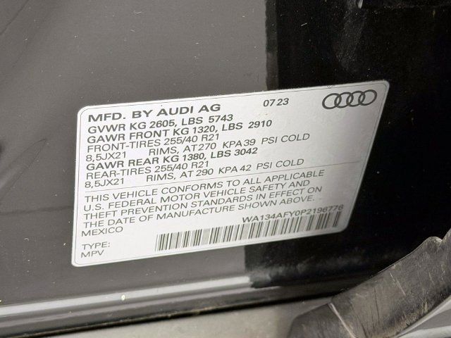 Certified 2023 Audi SQ5 Prestige w/ Prestige Package AWD/4WD image 36