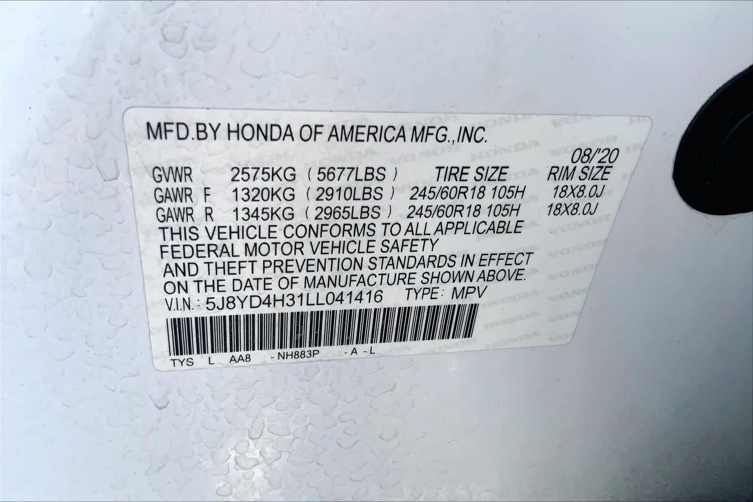 Used 2020 Acura MDX SH-AWD image 33