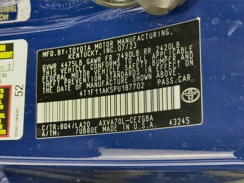 Certified 2023 Toyota Camry XLE FWD image 33