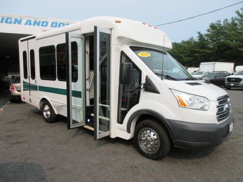 Used 2018 Ford Transit 350 138 DRW w/ Shuttle Bus Prep Package RWD image 1