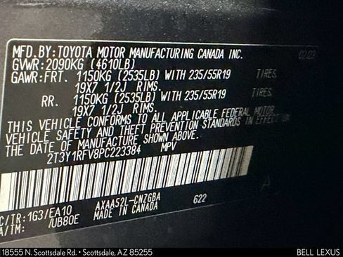 Used 2023 Toyota RAV4 Limited FWD image 33