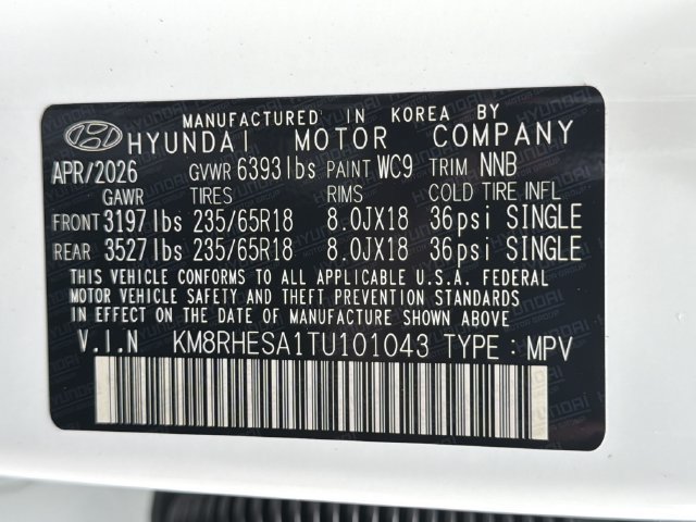 New 2026 Hyundai Palisade SEL Premium AWD/4WD image 36