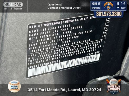 Used 2024 Volkswagen Taos SE FWD image 29