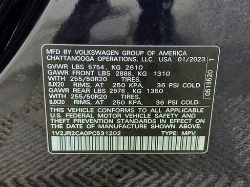 Used 2023 Volkswagen Atlas SE image 33