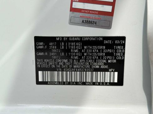 Certified 2024 Subaru Crosstrek 2.5i Sport AWD/4WD image 30