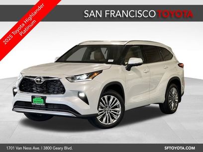 New 2025 Toyota Highlander Platinum